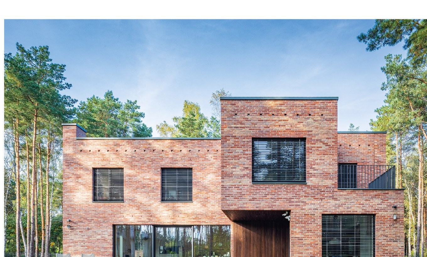 Dom w linii stylistycznej Home Pure z oknami Internorm