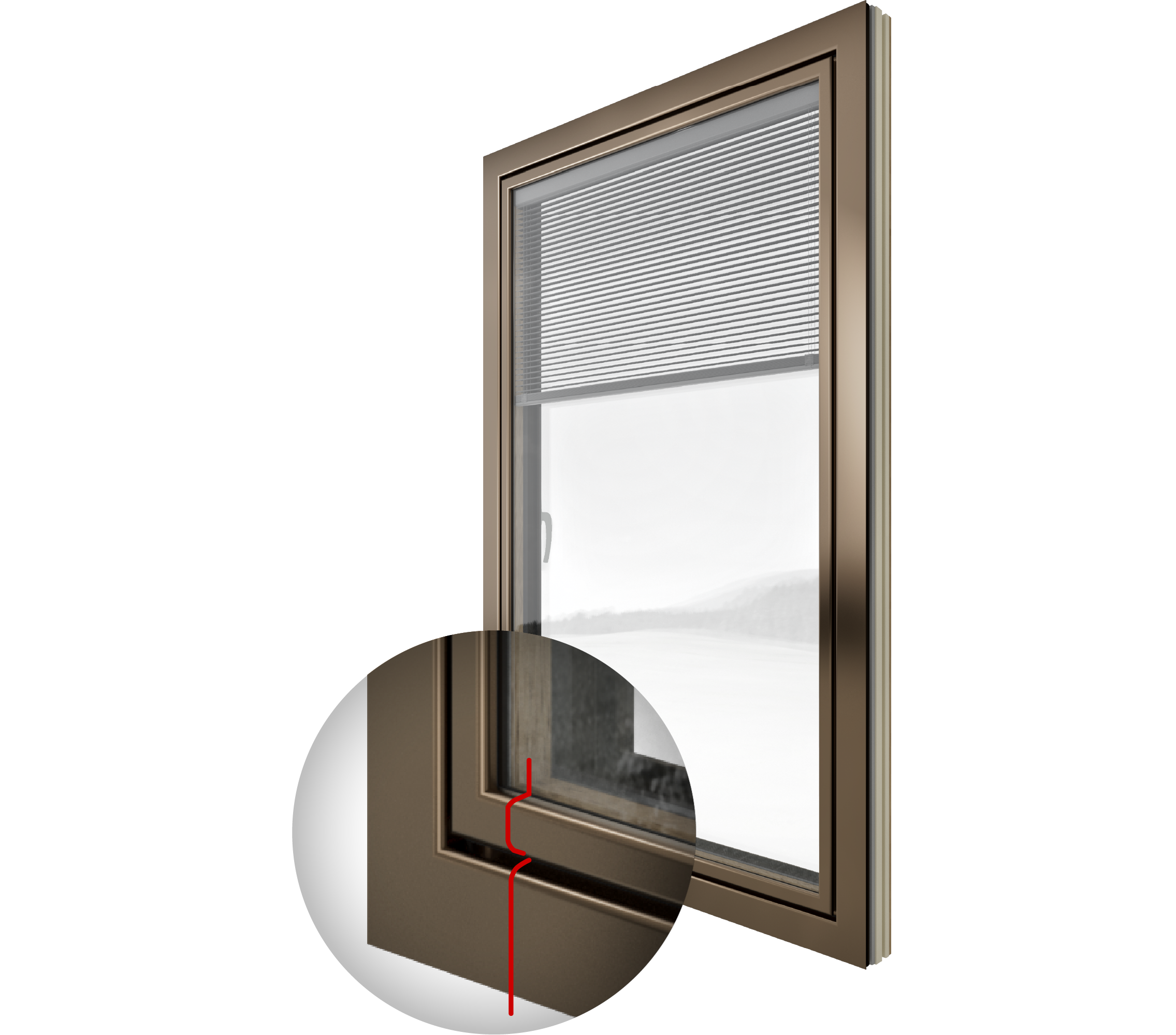 Okno zespolone Internorm HV 450 w linii ambiente
