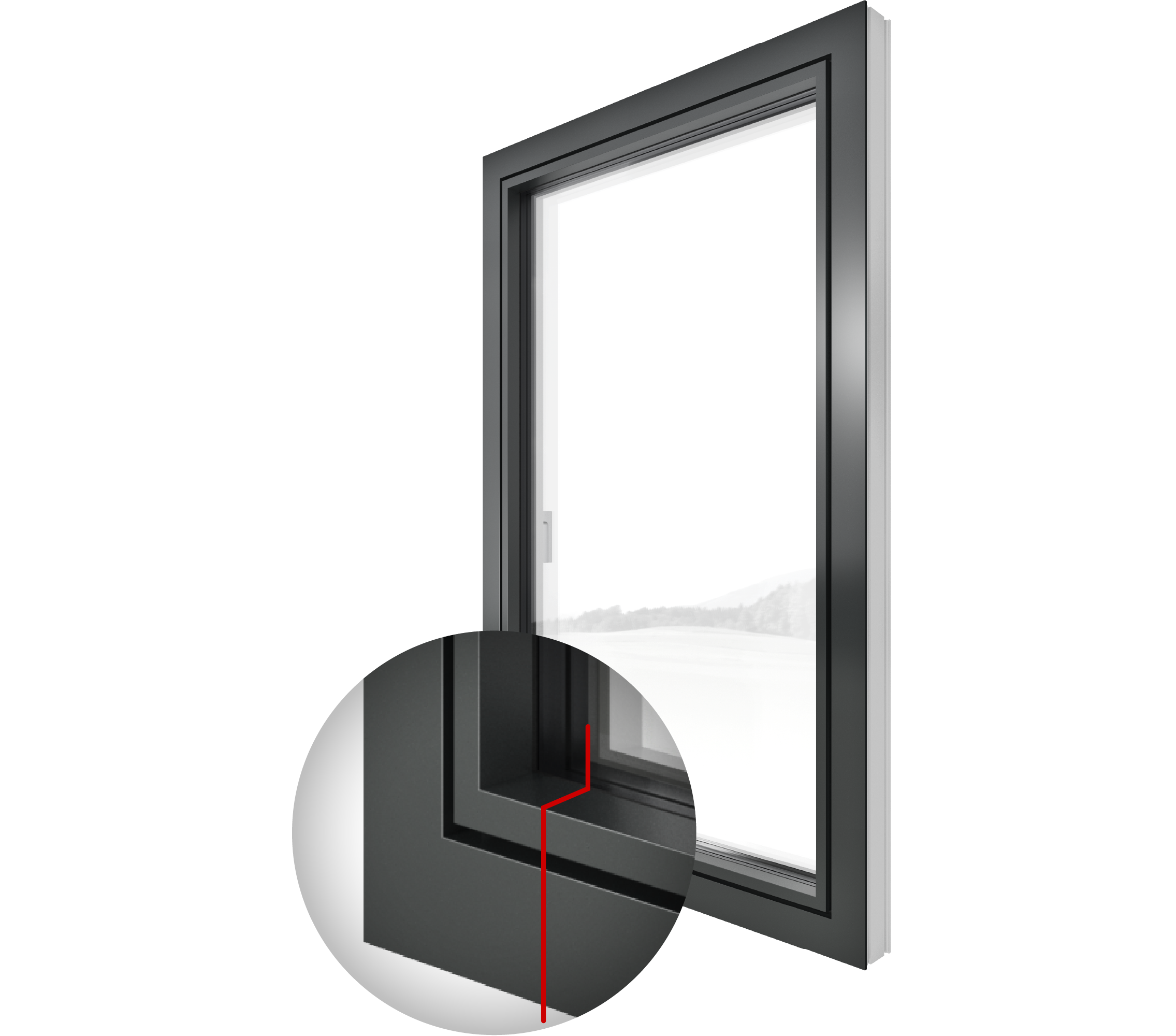 Okno Internorm KF 410 - Okna PCV-aluminiowe