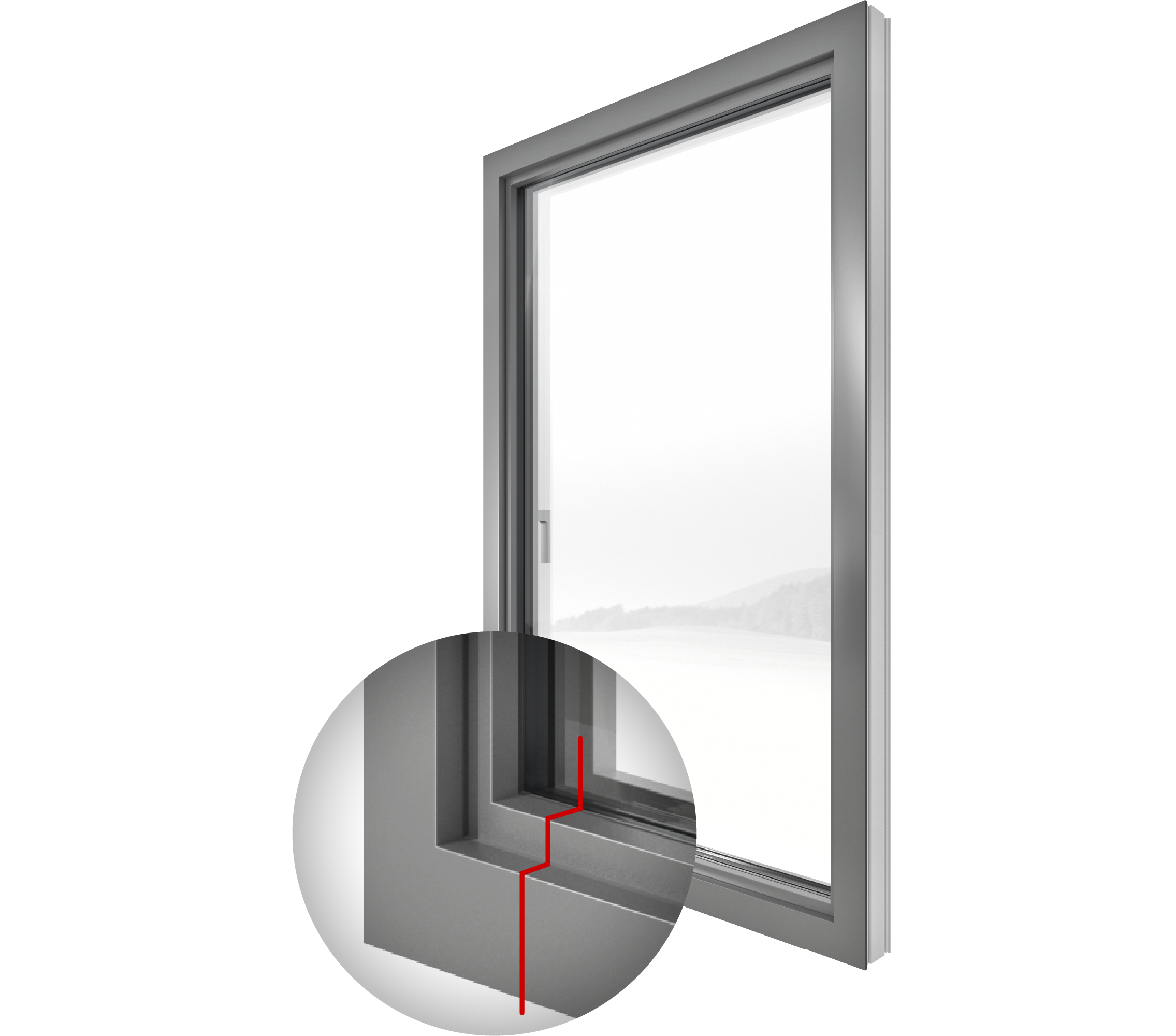 Okno Internorm KF 510 - Okna PCV-aluminiowe