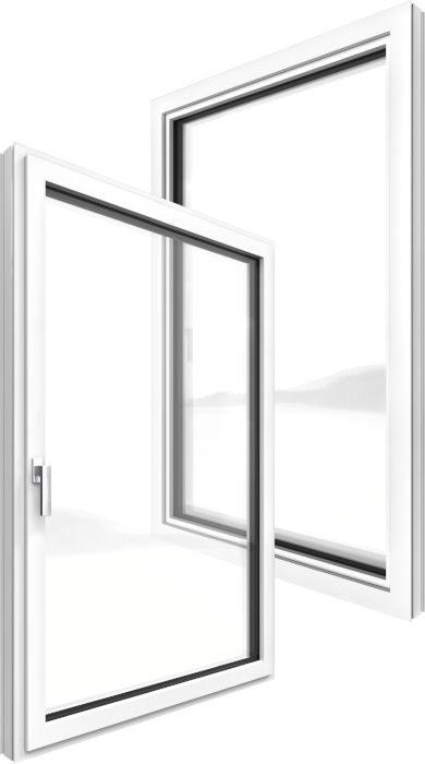 Okno PCV Internorm KF 510 od strony wnętrza