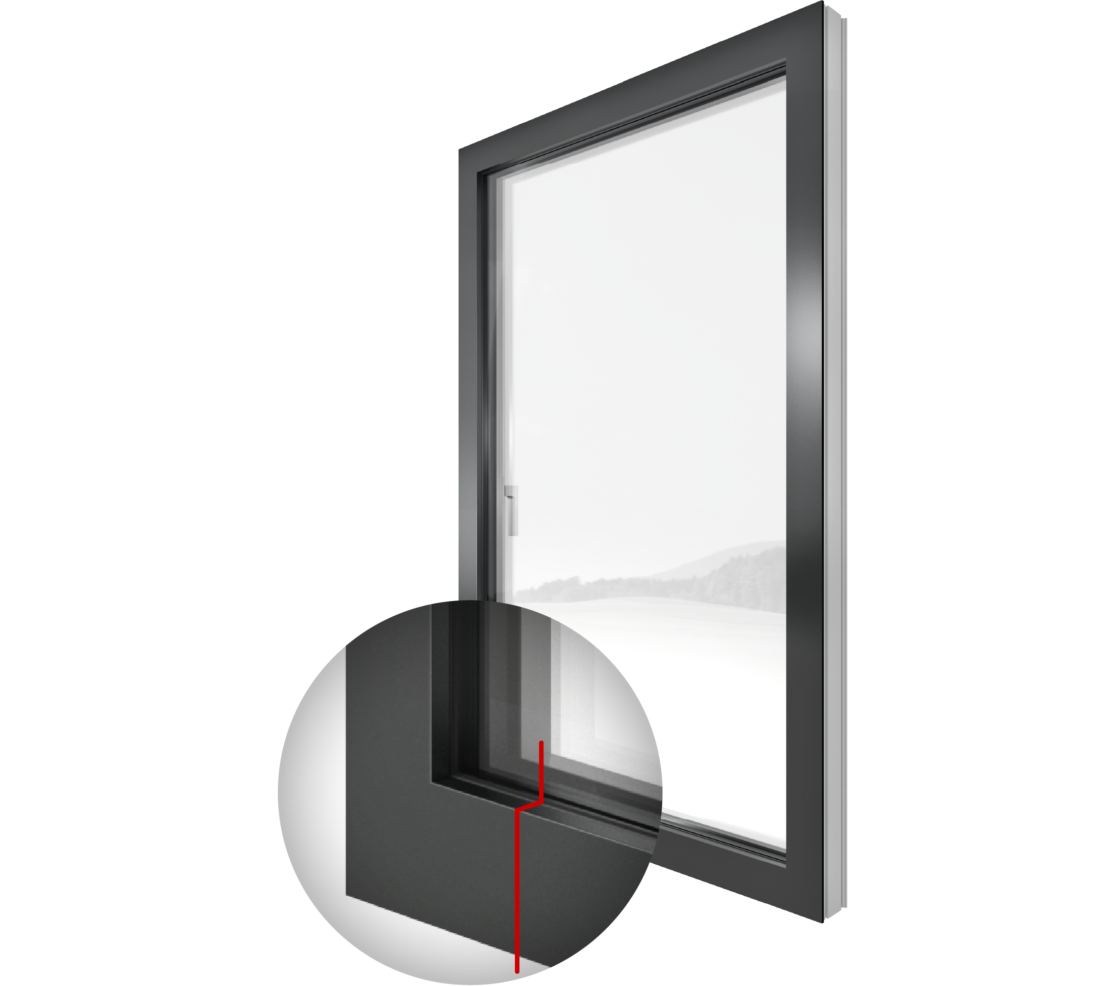 Okno Internorm KF 520 - Okna PCV-aluminiowe