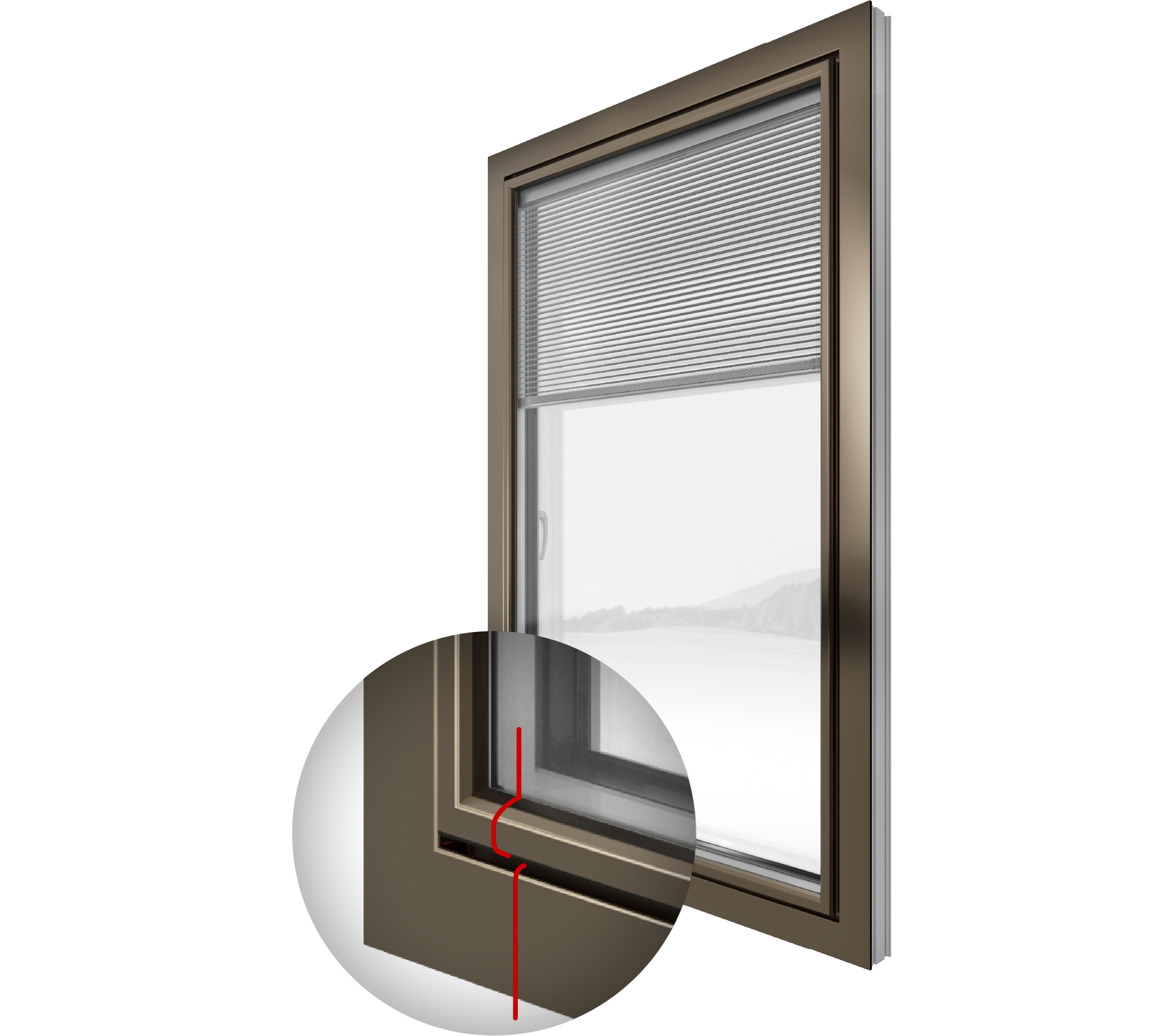 Okno zespolone Internorm KV 350 w linii ambiente
